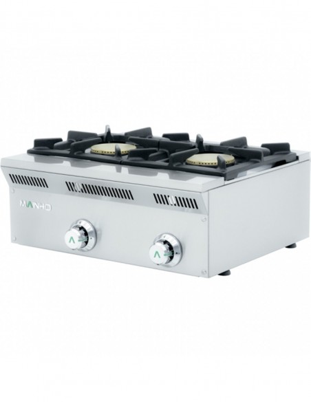 Cocina de gas serie eco 2 fuegos ELE-62G Mainho