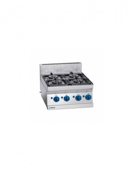 Cocina de gas 4 fuegos Edenox SCG-60 E modular 60 x 65 cm