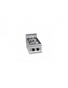 Cocina BERTOS 2 fuegos de gas G7F2B