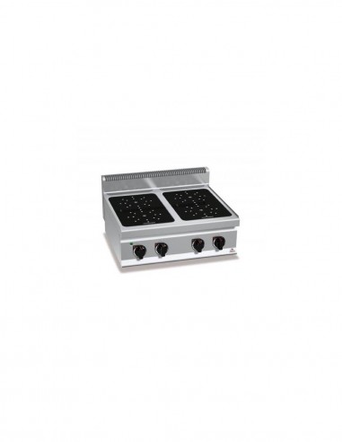 COCINA ELECTRICA 4 FUEGOS VITROCERAMICA E7P4B/VTR SOBREMESA