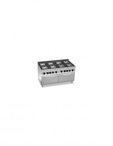 Cocina BERTOS 8 fuegos+ 2 hornos G9F8+2FG