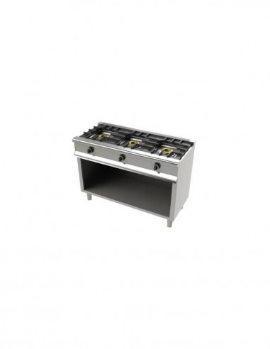 Bastidor soporte cocina sobremesa 1200x550x600 mm