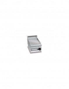 Plancha fry-top BERTOS 400 acero rectificado a gas - placa lisa