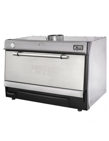 Horno de brasa puerta ciega Pira 120 LUX INOX SD