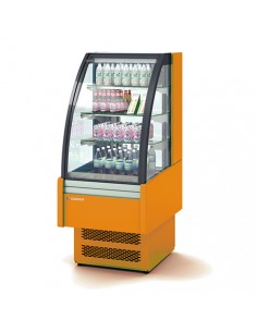 Vitrina expositora modular serie STAR SNACK, cristal CURVO VSSB-6-6