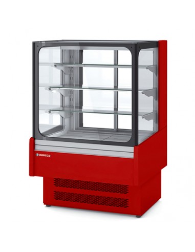 Vitrina expositora modular serie STAR SNACK, cristal PLANO VSS-6-6