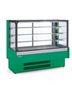 Vitrina expositora modular serie STAR SNACK, cristal PLANO VSSB-6-16