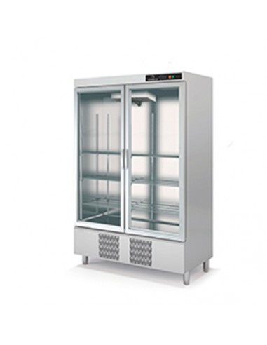 ARMARIO SNACK REFRIGERACION Y CONGELACION GAMA 700 PUERTA CRISTAL CSRV-1302-S