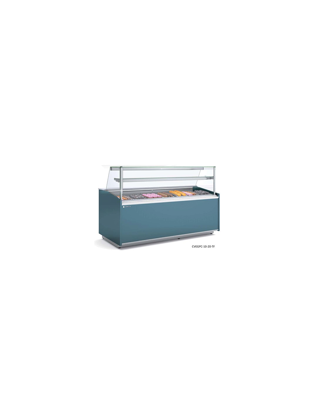 Vitrina expositora refrigerada CVEGPC-10-20-TF Coreco