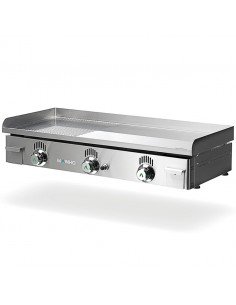 Plancha de Cromo duro Mainho Mod. NCR-100N, a gas, placa...