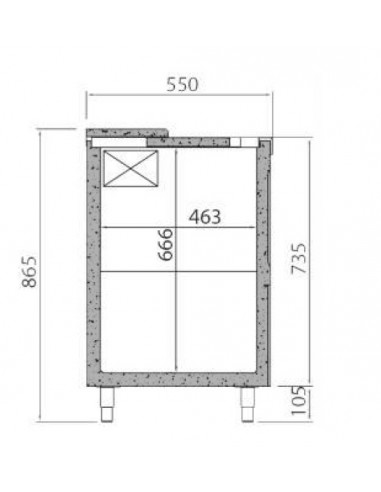 Botellero Infrico Mod. EB 2500 II