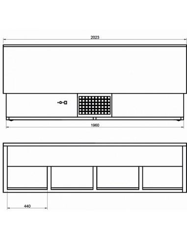 Botellero Edenox Mod. EBE-200-G