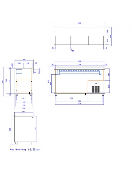 Botellero Edenox Mod. EB-150-I