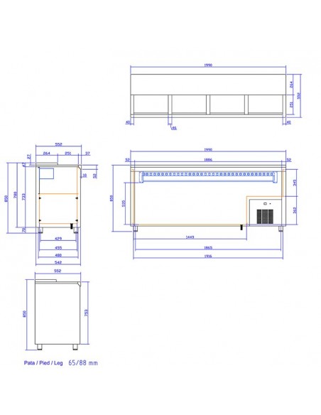Botellero Edenox Mod. EB-200-I