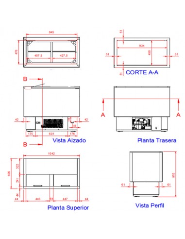 Botellero Edenox Mod. BSZ-100, TEMPERATURA SUBZERO