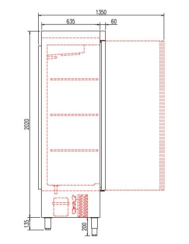 Armario de Refrigeración Coreco Mod. CSR-1304-S