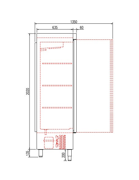 Armario de Congelación Coreco Mod. CSN-1303-S