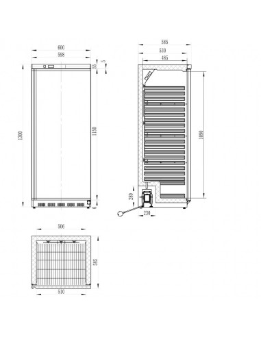 Armario de Refrigeración Edenox Mod. APS-261