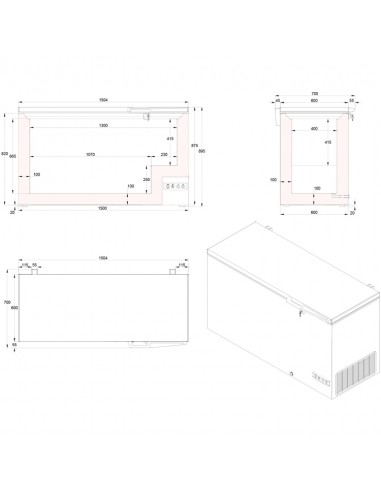 Arcón Congelador Edenox Mod. NLF-335, con...