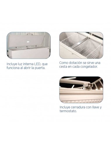 Arcon Congelador Edenox Mod. NLF-565, con...