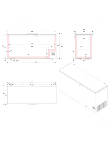 Arcon Congelador Edenox Mod. NLF-565, con...