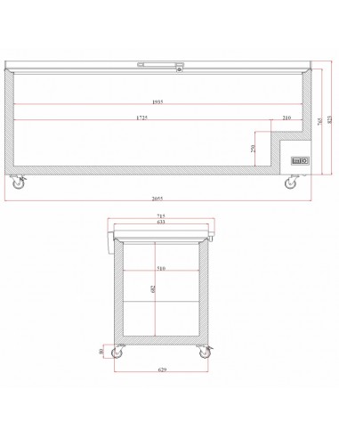 Arcón Congelador Edenox Mod. NLF-675, con...