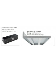 Mesa refrigerada Infrico Mod. MSG 1600, baja altura 2