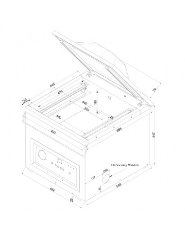 Envasadora vacio Edenox mod. VAKSIC-20 2A E