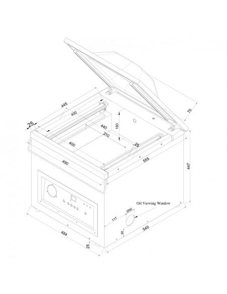 Envasadora vacio Edenox mod. VAKSIC-20 2A E