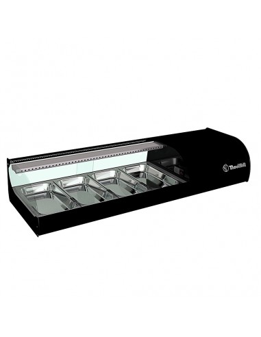 Vitrina para sushi refrigerada Movilfrit mod. IRON 4 SUSHI, negro