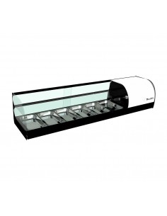 Vitrina de tapas refrigerada Movilfrit mod. IRON 6 2P, 2...