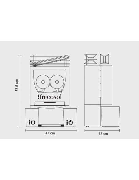 Exprimidor automatico Frucosol mod. F50