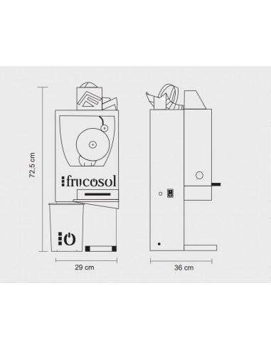 Exprimidor automatico Frucosol mod. FCOMPACT