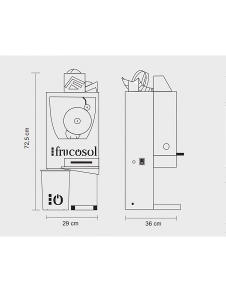 Exprimidor automatico Frucosol mod. FCOMPACT