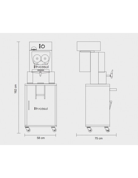 Exprimidor automatico Frucosol mod. FREEZER