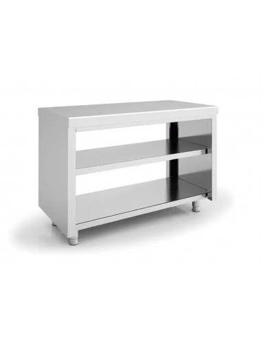 Mueble pasante abierto Eratos Mod. MNAP60-100C, encimera central