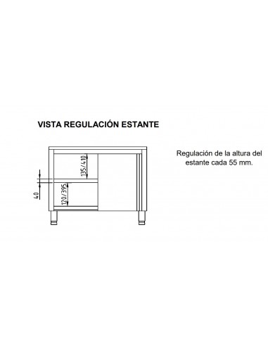 Mueble puertas batientes Eratos Mod. MNB60-80,...