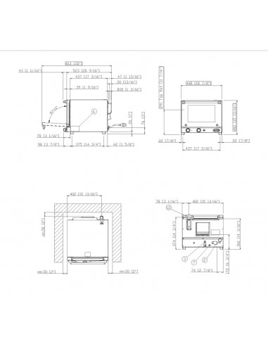 Horno Unox mod. ROBERTA XF003, electrico