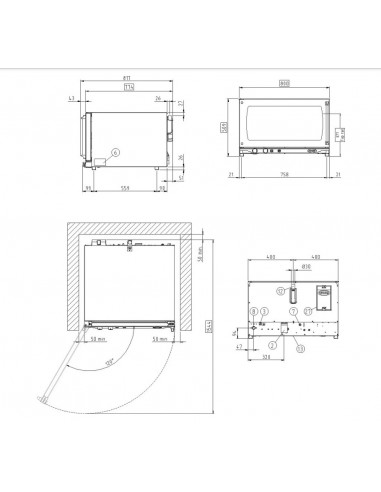 Horno Unox mod. ROSELLA XFT197, electrico...