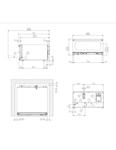 Horno Unox mod. ELENA XFT183, electrico