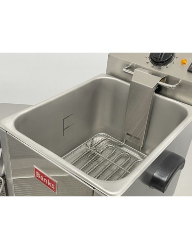 Freidora Banks mod. FET8, electrica con grifo