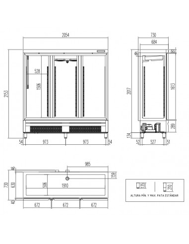 Armario de refrigeracion Coreco Mod.  ACR-2003