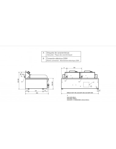 Barbacoa Mainho Mod. ELB-62EM, electrica
