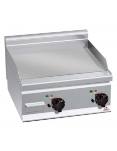 Plancha fry-top BERTOS 600 cromo duro eléctrica - placa lisa