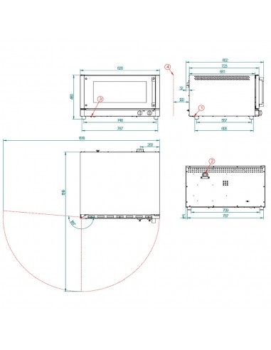 Horno de conveccion FM Mod. RXL 603 H,...