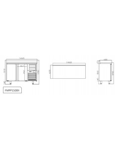 Frente mostrador refrigerado Infrico Mod. FMPP1500CR, con... 2