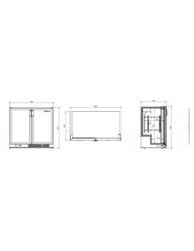 Expositor refrigerado horizontal Infrico Mod....