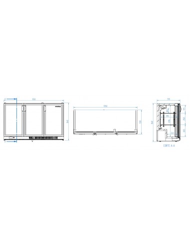 Expositor refrigerado horizontal Infrico Mod....