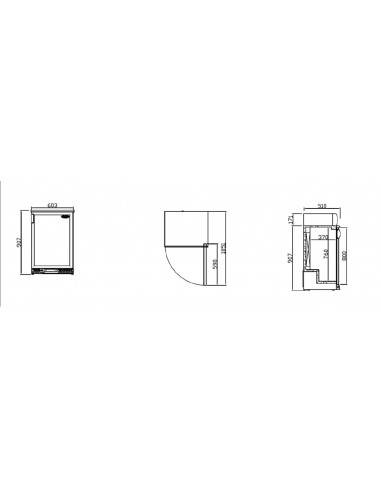 Expositor refrigerado horizontal Infrico Mod....