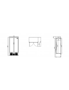 Expositor refrigerado Infrico Mod. ERV 83 2